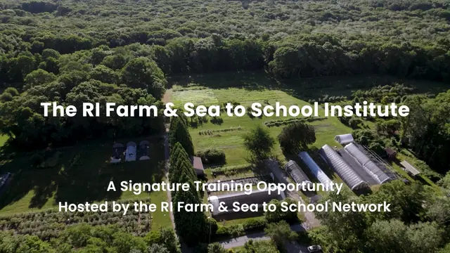 Still from Program Film for RI Farm & Sea to School Institute