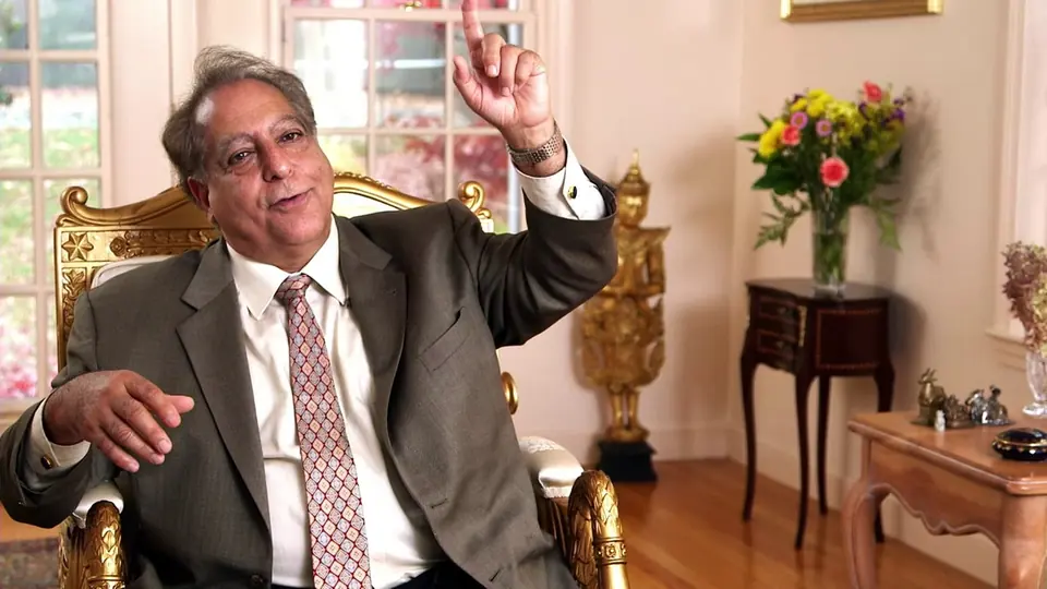 Still from Dr. Sanjiv Chopra on Meditation for ALOHA