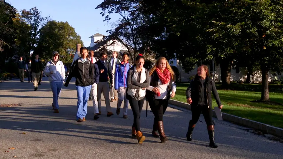 Still from Admissions for Brooks School