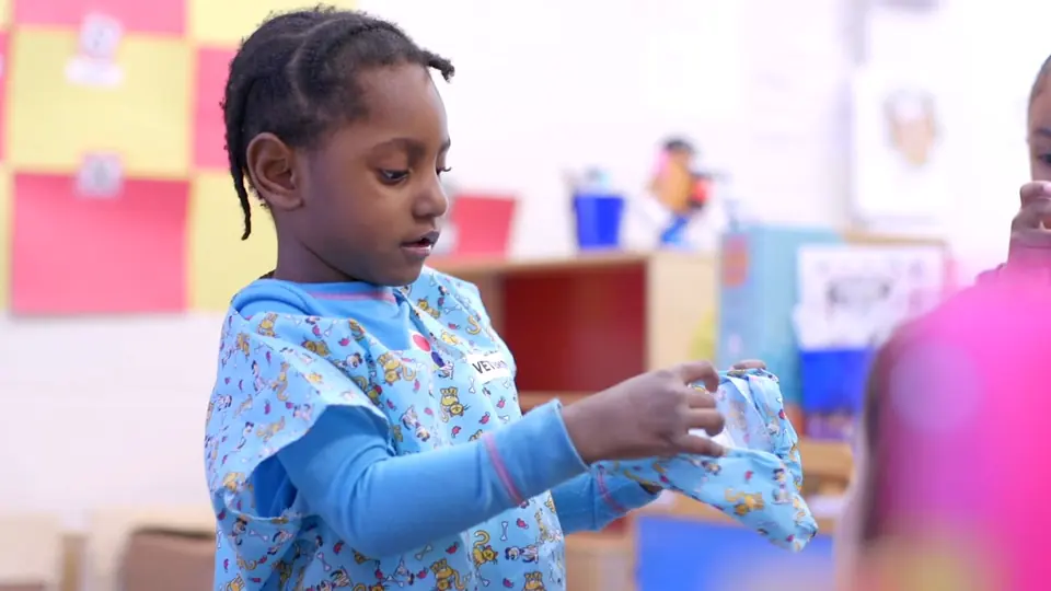 Still from Saul Zaentz Early Education Initiative for Harvard Graduate School of Education