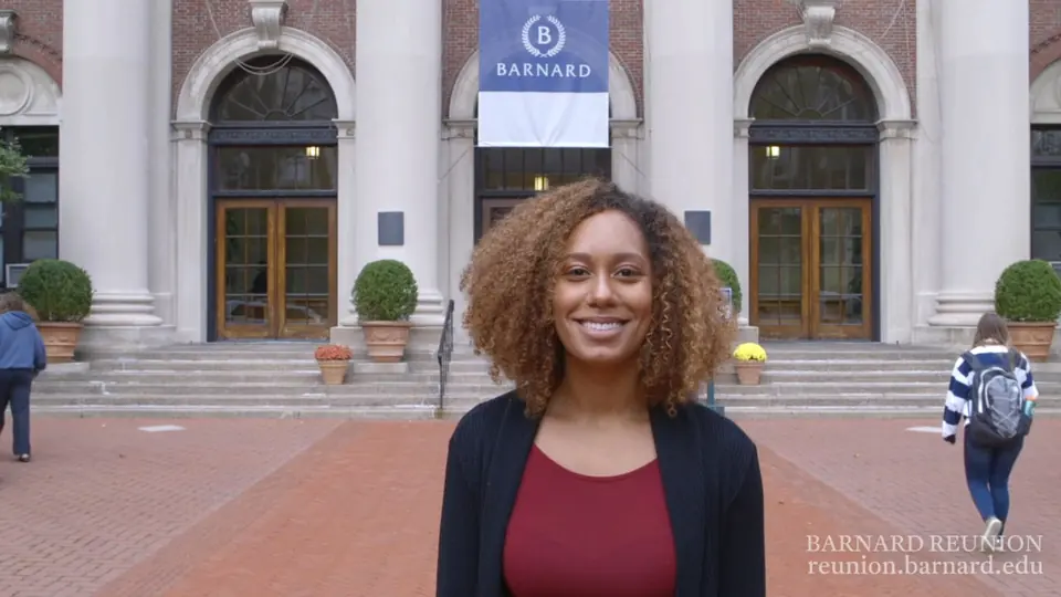 Still from Mini-Profiles — Tabia Santos for Barnard College