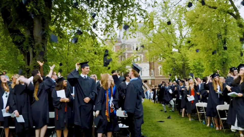 Still from Lou Shipley on Giving Back for TRINITY COLLEGE